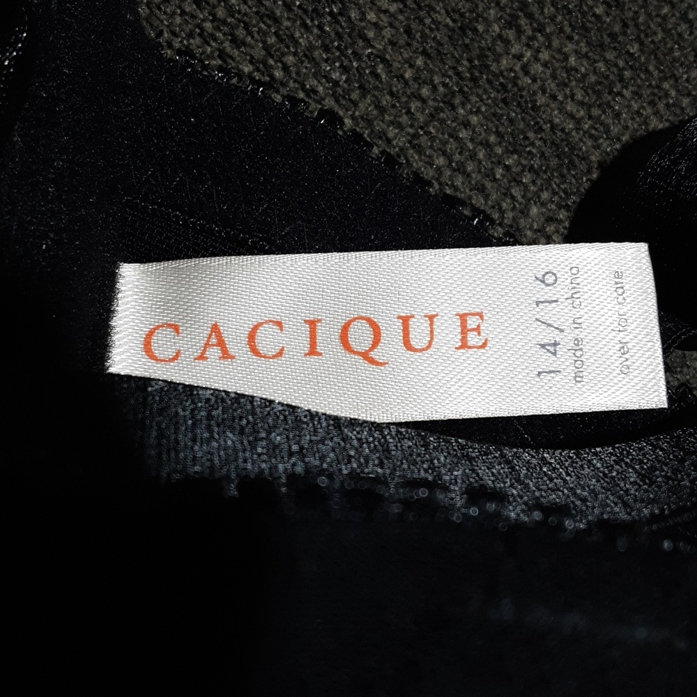 CACIQUE legant Red and Black Lace Bustier Corset Size 14/16 - Picture 2 of 11